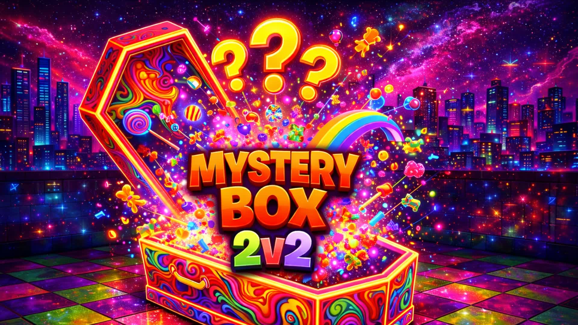☀️ ミステリーボックス ☀️ 2対2 🟩🟪