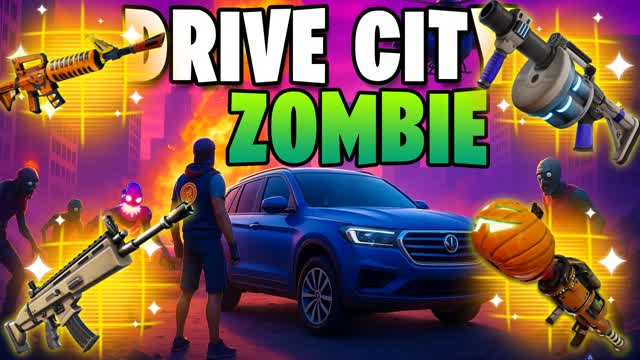 🚔DRIVE CITY ZOMBIE🧟 - ALL WEAPONS💥