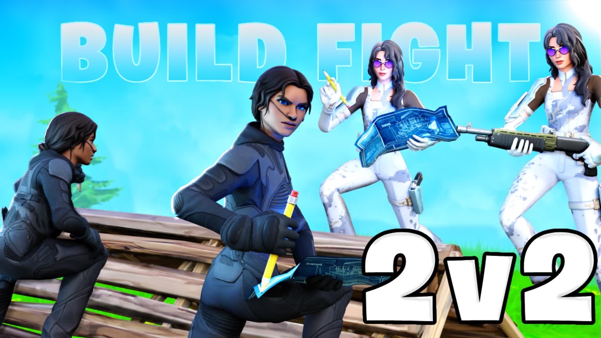 2v2 Build fight [Rayo X Slickz]