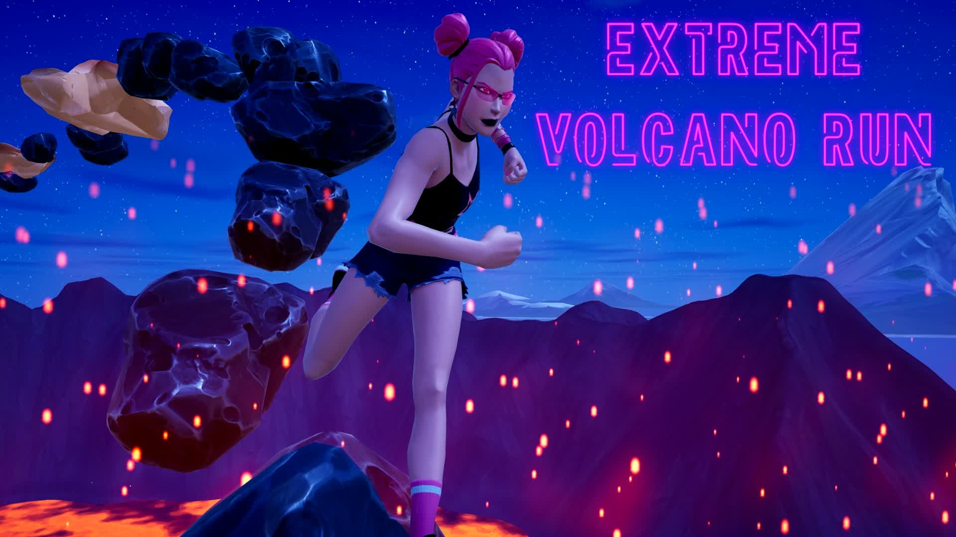 Extreme Volcano Parkour