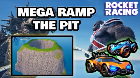 MEGA RAMP 🕳️ THE PIT *GODZILLA VS KONG*