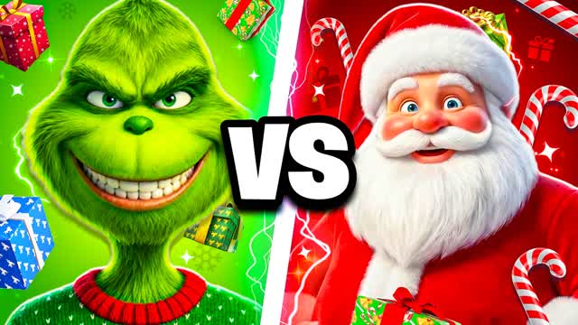 🐸GRINCH VS SANTA 🎅 CHRISTMAS