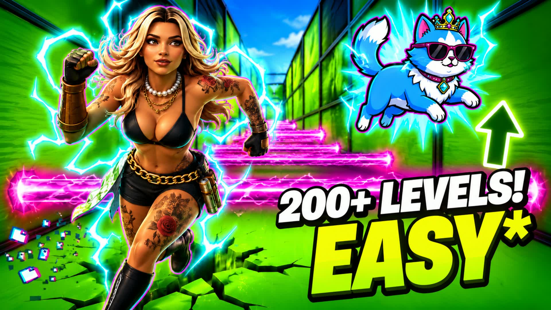 PARKOUR EASY + 200 LEVELS SPIRIT