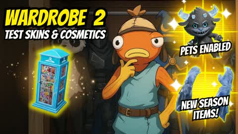 WARDROBE 2 👕 TEST SKINS, OUTFIT, LOCKER