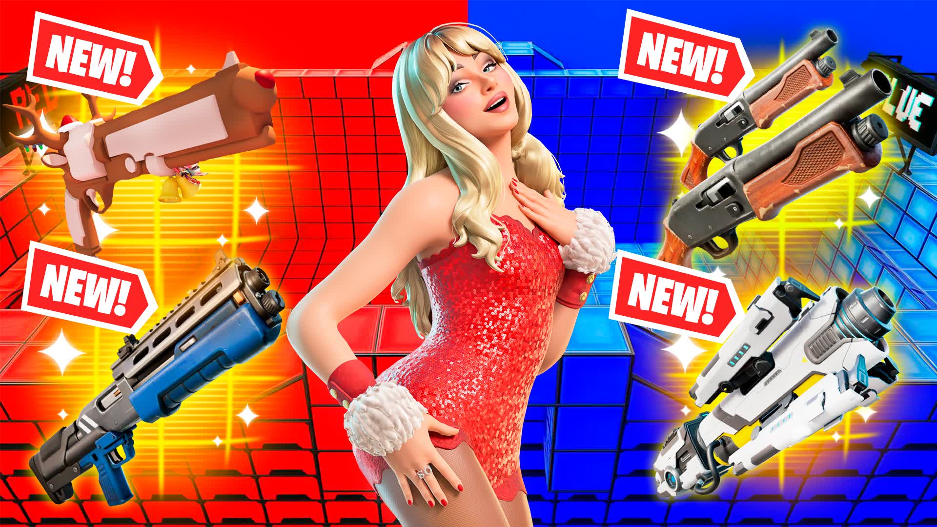 INSANE CHRISTMAS RED VS BLUE🔴🔵KPOP