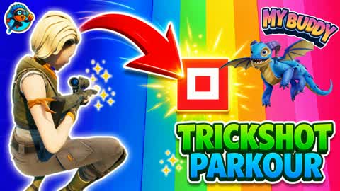 EASY TRICK SHOT PARKOUR 🎯100【SIDEKICK】