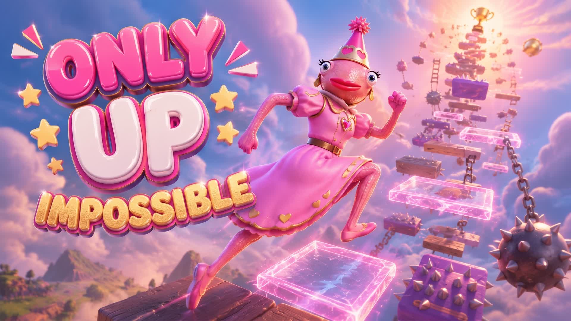IMPOSSIBLE OnlyUp: Super Pink World