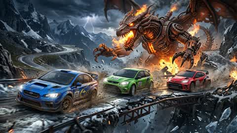 Mecha-Dragon Drift 🐉