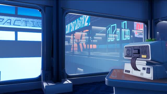 Capture 1 – Neon city Office [Hangout]