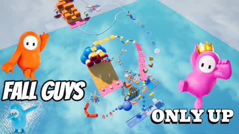 👑Fall Guys Fortnite Only Up!👑 *HARD*