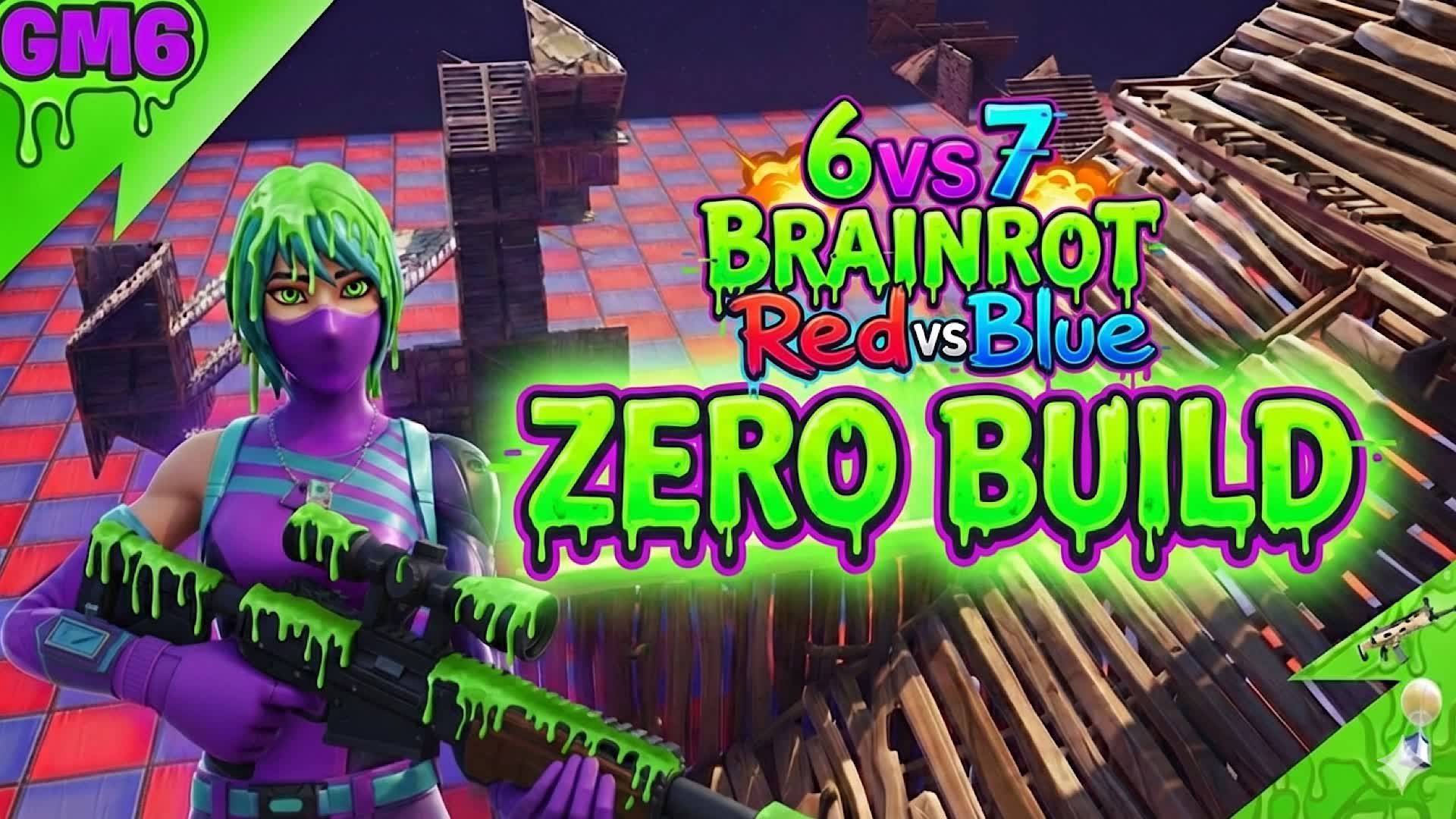 ゼロビルド🔵6対7ブレインロット赤対青🔴
