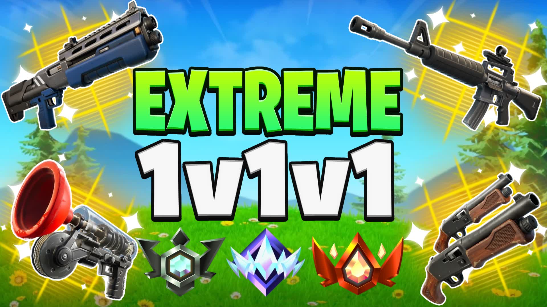 EXTREME 1v1v1 Realistics FFA