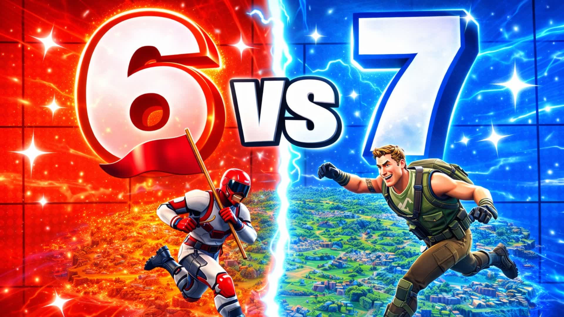 6 vs 7 captura la bandera