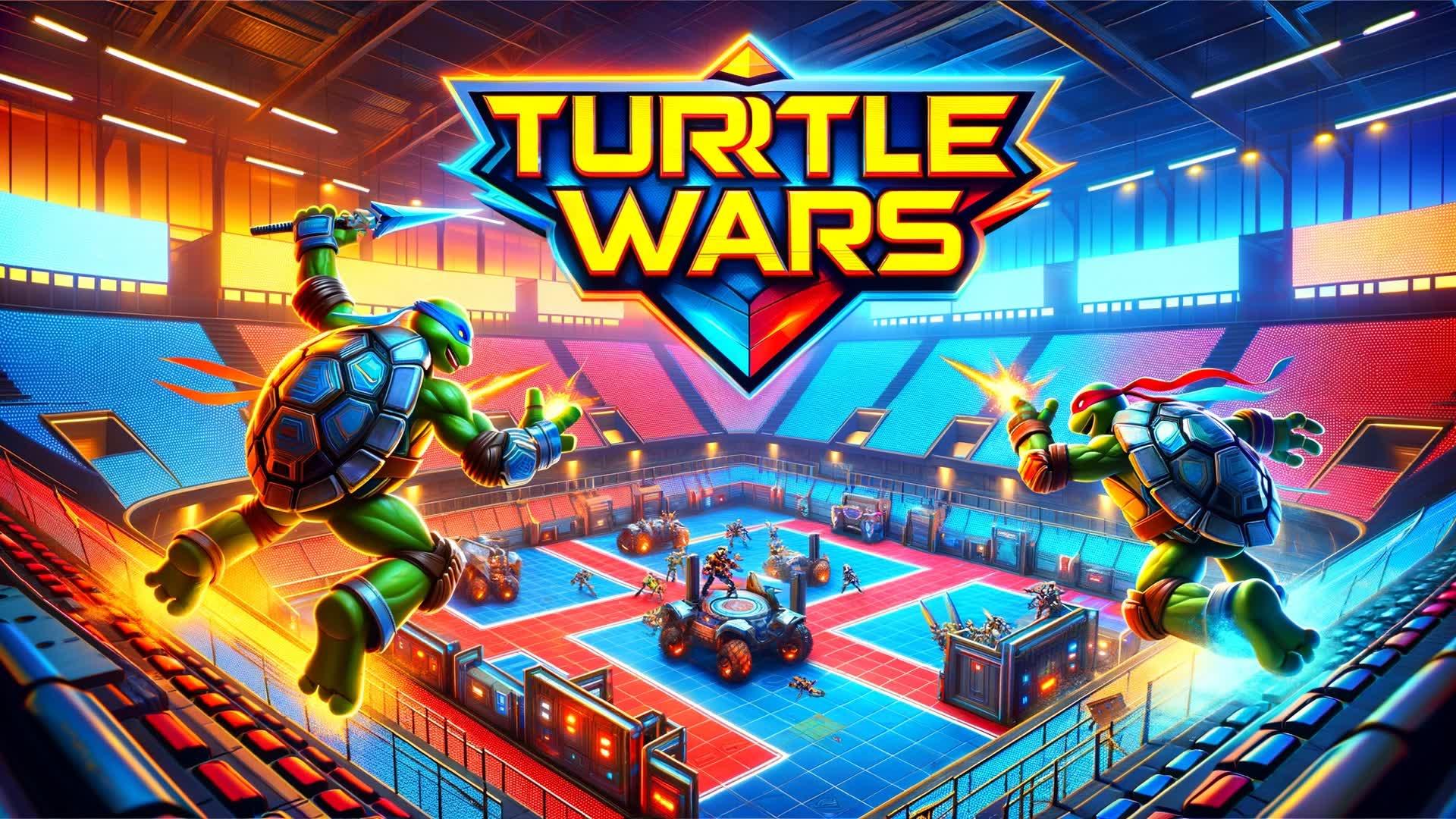 🔴RED VS BLUE🔵 🐢TURTLE BATTLES 5849-3693-7956 by vk_creative - Fortnite ...