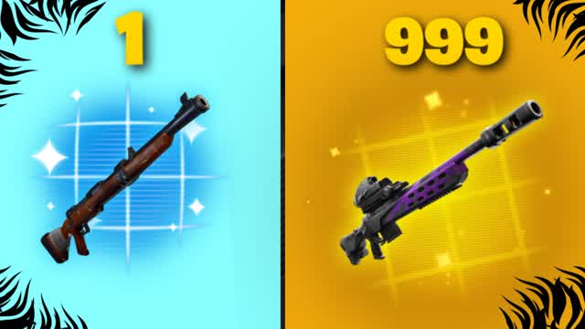 🦈THE SHARK GUN GAME🦈🎯ONLY SNIPER💥