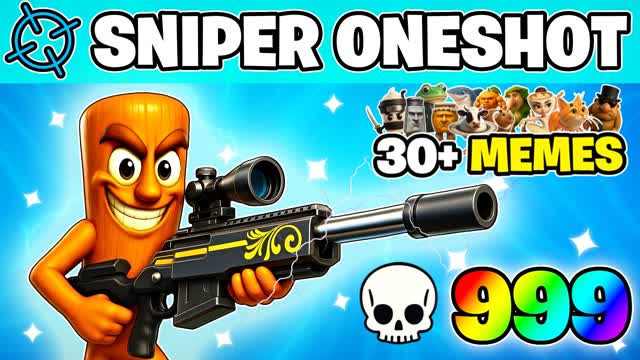 BRAINROT SNIPER ONE SHOT MEME GUN GAME🤣