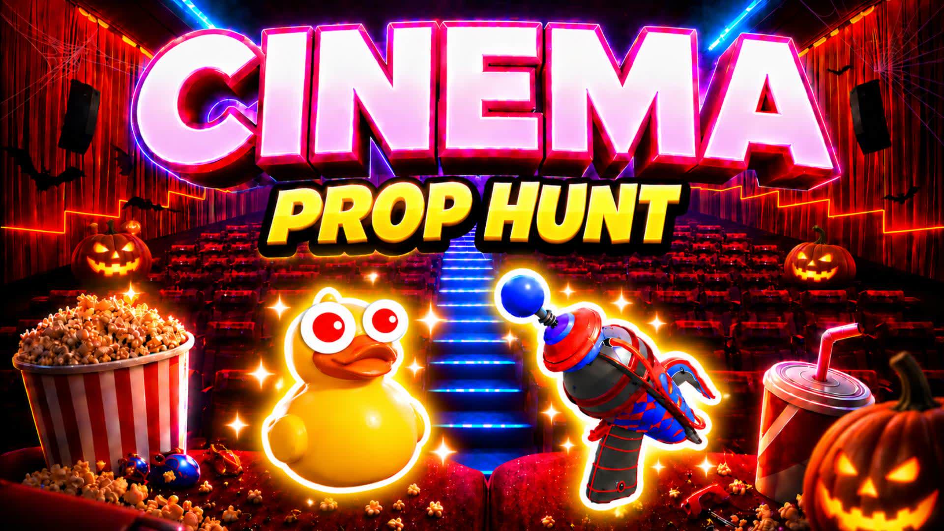 HALLOWEEN 🎃 CINEMA - PROP HUNT 🎬🍿