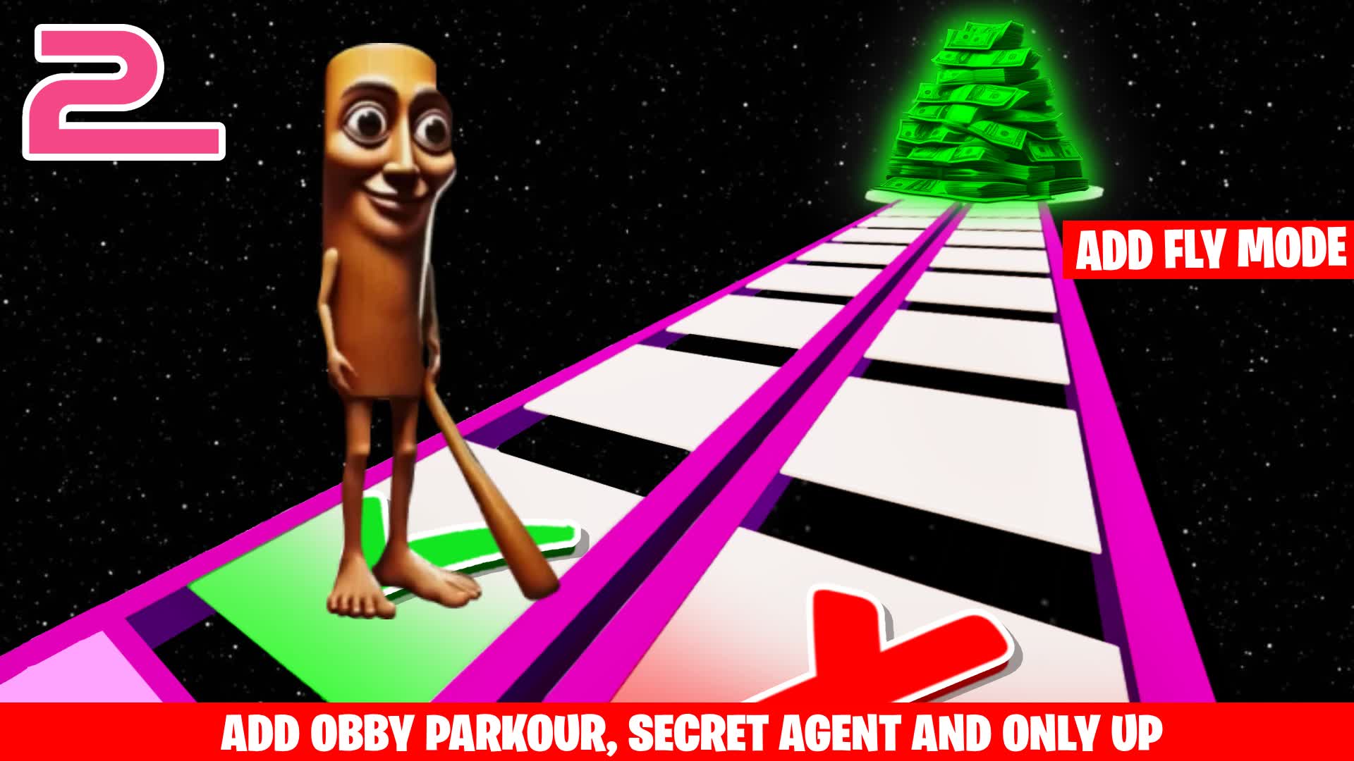BRAINROT GLASS BRIDGE🔍PARKOUR MINIGAME