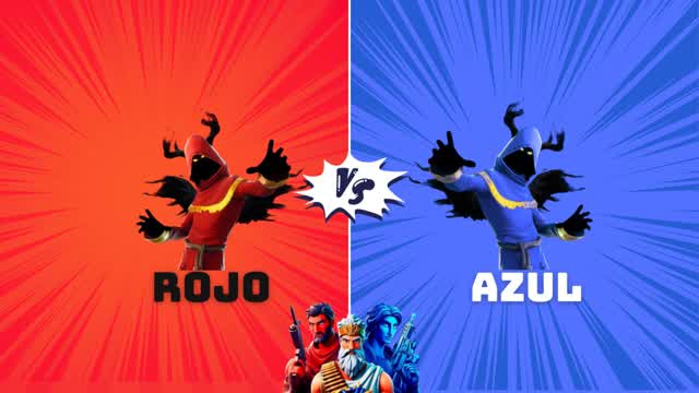 AZUL V/S ROJO