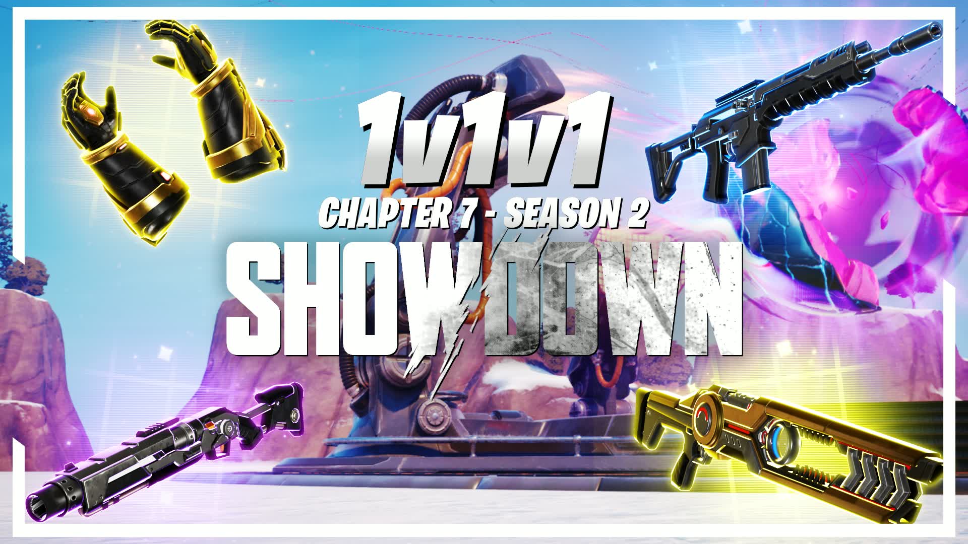 1v1v1 チャプター7 シーズン2 対決 | フリーフォールアリーナ