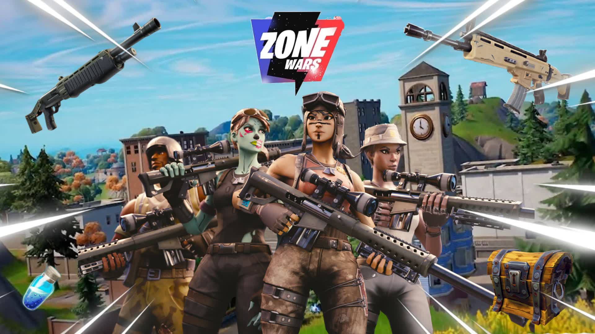 Tilted Zone Wars Solo 24 Players