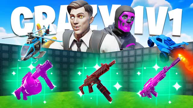 CRAZY 1V1 - ALL GUNS & VEHICLES FFA