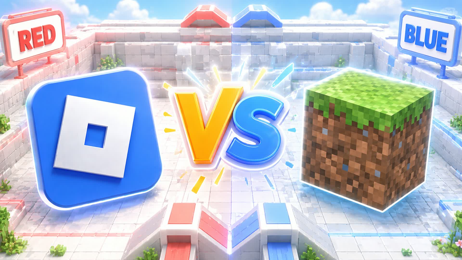 RED VS BLUE 🔵🔴 rank