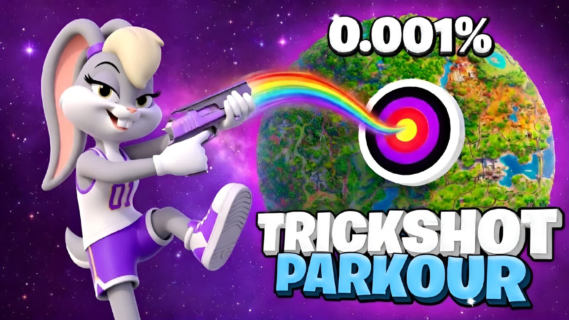 BUNNY TRICKSHOT PARKOUR (124+ LEVELS)