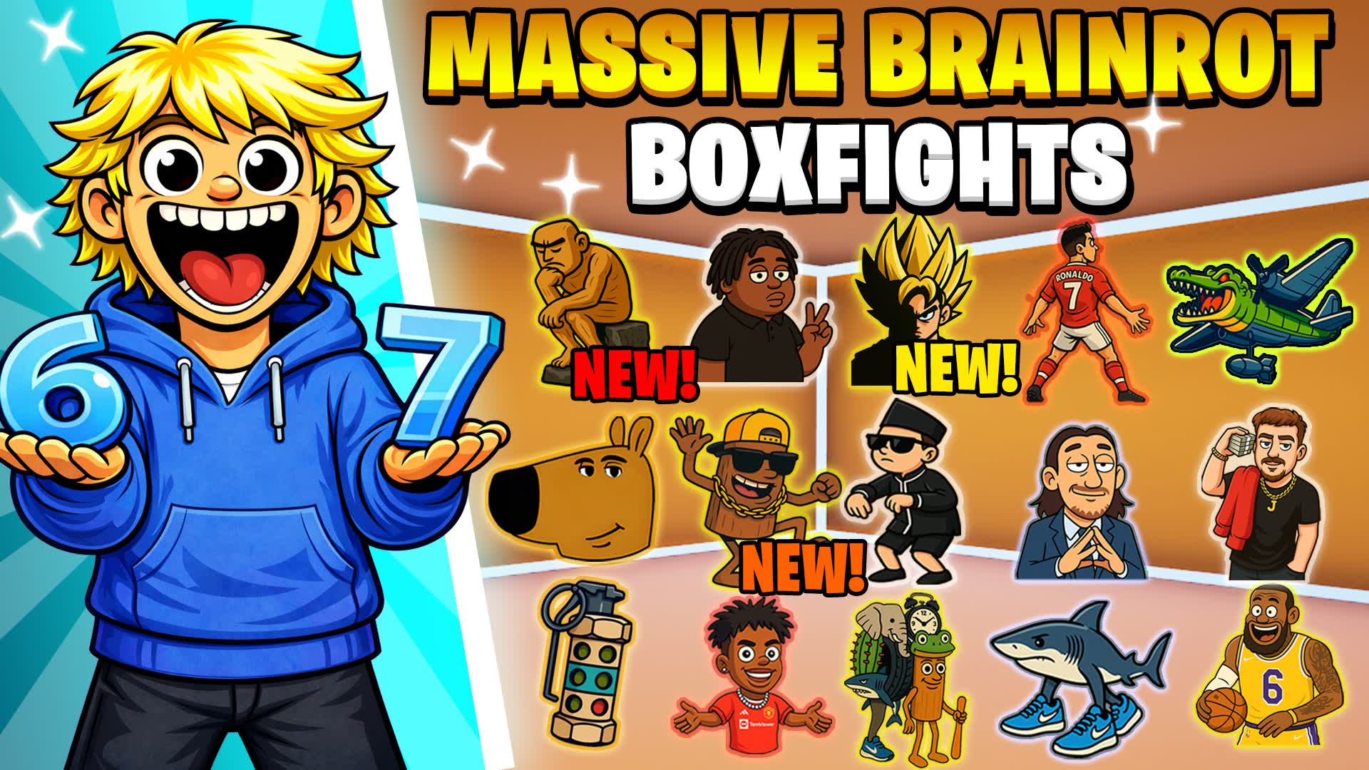 MASSIVE BRAINROT BOXFIGHTS😂