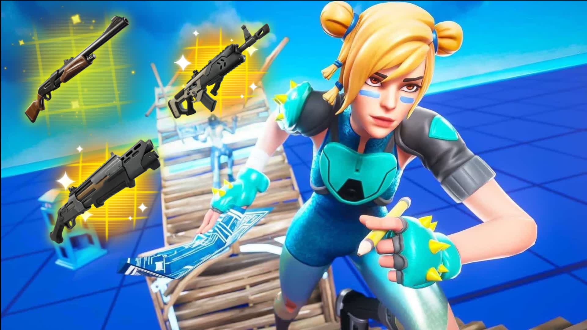 1V1 BUILD FIGHTS- بناء المعارك