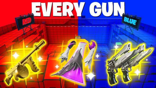 EVERY GUN RED VS BLUE 🔴🔵