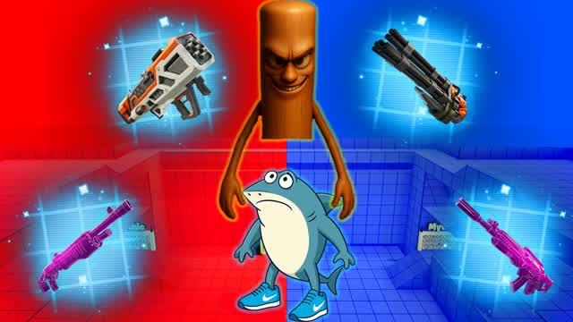 MEGA RED VS BLUE 🔴🔵[TUNG VS TRALALERO]