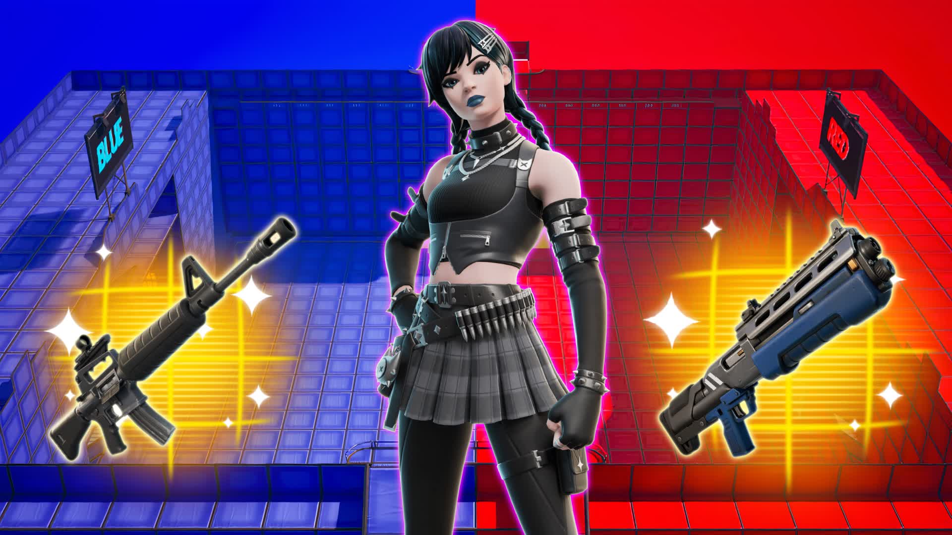 MEGA RED VS BLUE 🔴🔵CRAZY EDITION