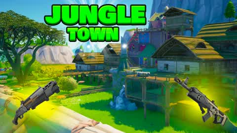 JUNGLE TOWN ZONE WARS 🌴⚔️