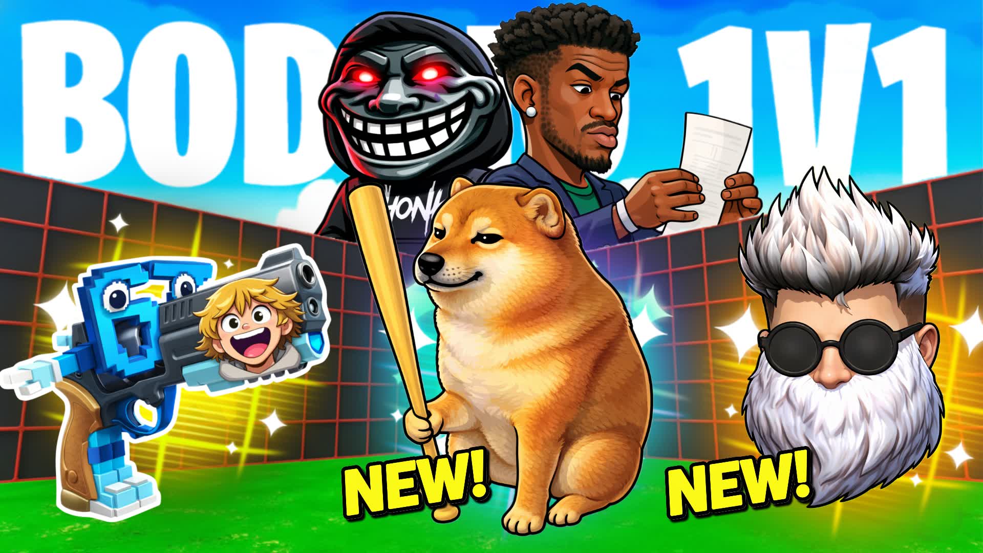 メガ ボドリオ 1v1 フリーフォーオール - 全武器