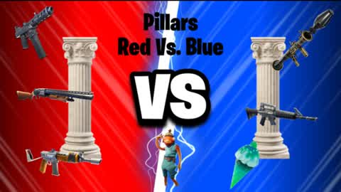 Red Vs. Blue Pillars