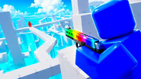 Red vs blue 🔴🔵 FUNNY Rivals 1 v 1 1v1