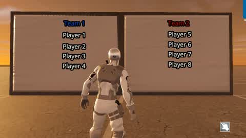 Player names on team billboards Template