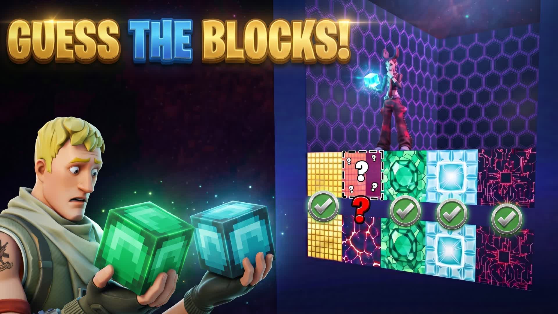 🧊 ブロック当てゲーム 1v1 🧊