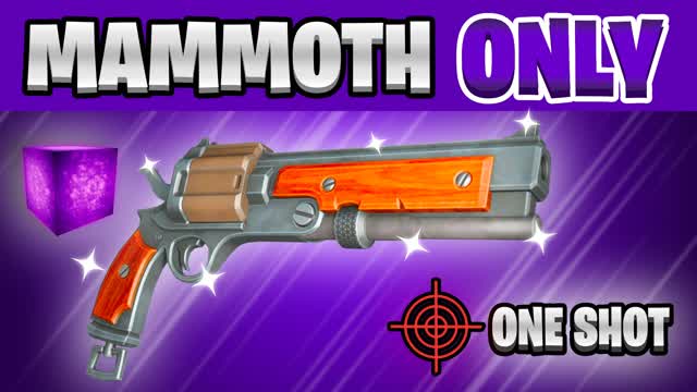 MAMMOTH GUN ONE SHOT 🎯 CUBE TILTED 💜