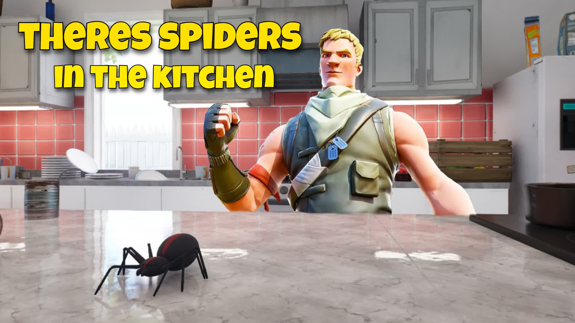 Theres spiders in the kitchen