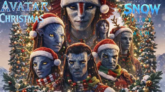 🔵🎄 CHRISTMAS AVATAR SNOW FIRE and ASH