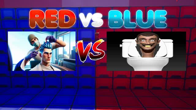 RED VS BLUE SKIBIDI TOILET & LOW TAPER