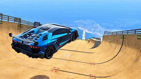 INCREDIBLE CRAZY MEGA RAMP