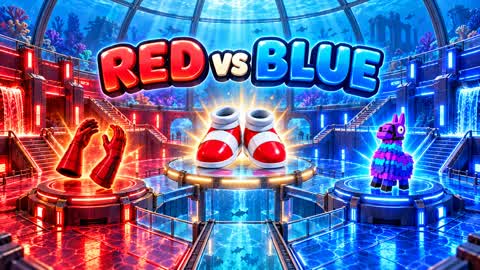 UNDERWATER-RED VS BLUE🏊