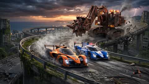 Colossus Chase: Highway Ruins 🏎️💨