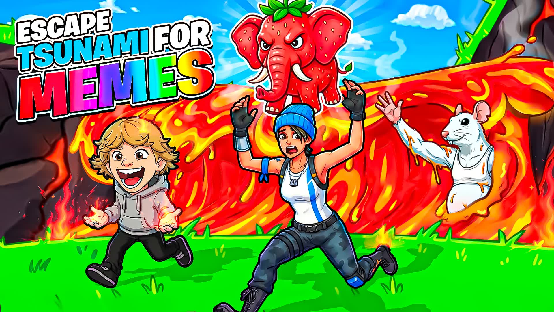 ESCAPE TSUNAMI FOR MEMES