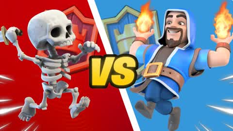 👑RED VS BLUE CLASH ROYALE