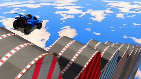 BUMPY ROAD CAR PARKOUR