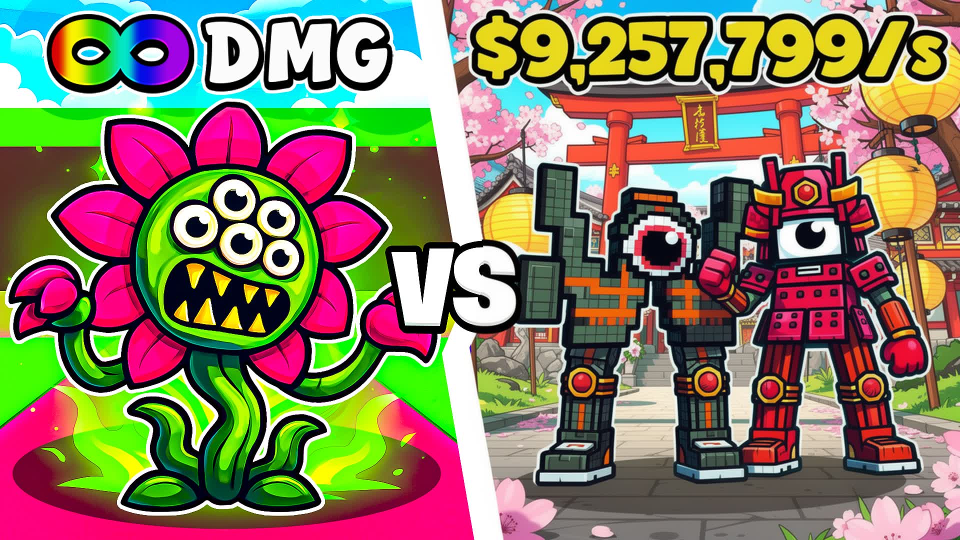 FLOWERS VS BRAINROTS